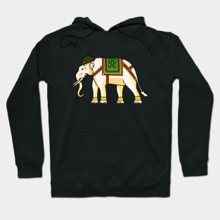 Watercolor Tribal Elephant Clothing Artwork Hoodie